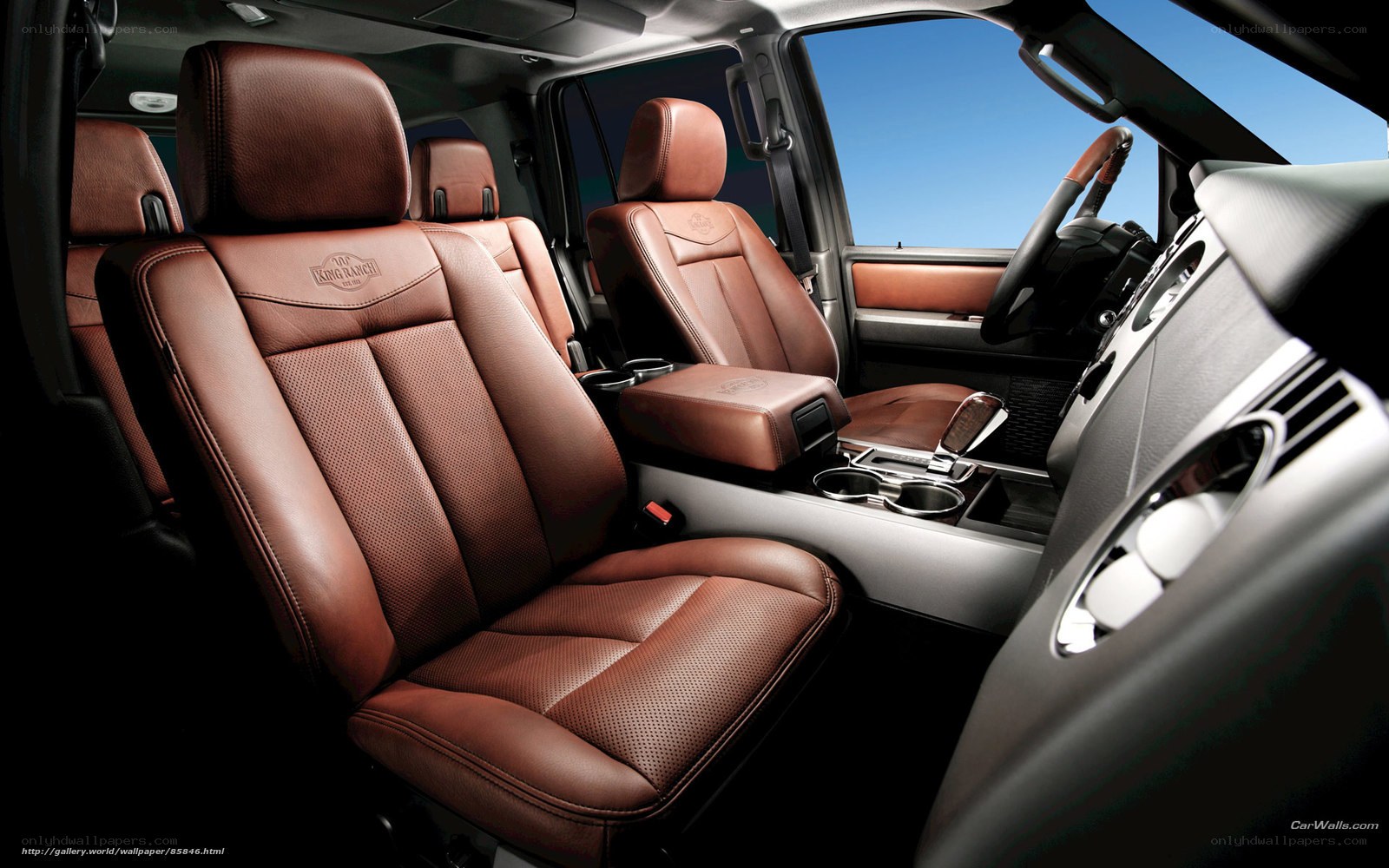 luxury truck interior