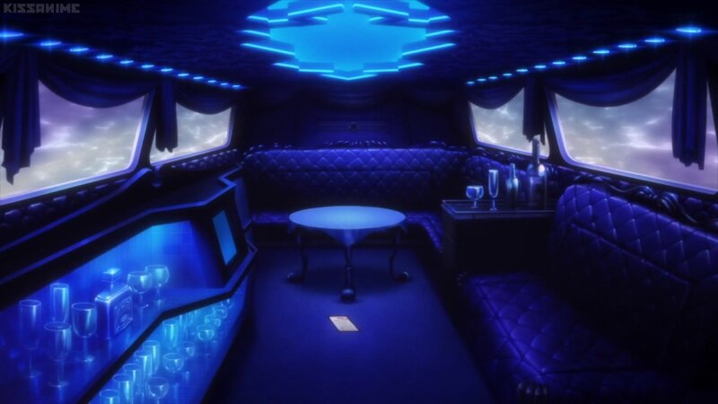 Luxury Vehicle Interior — Blue