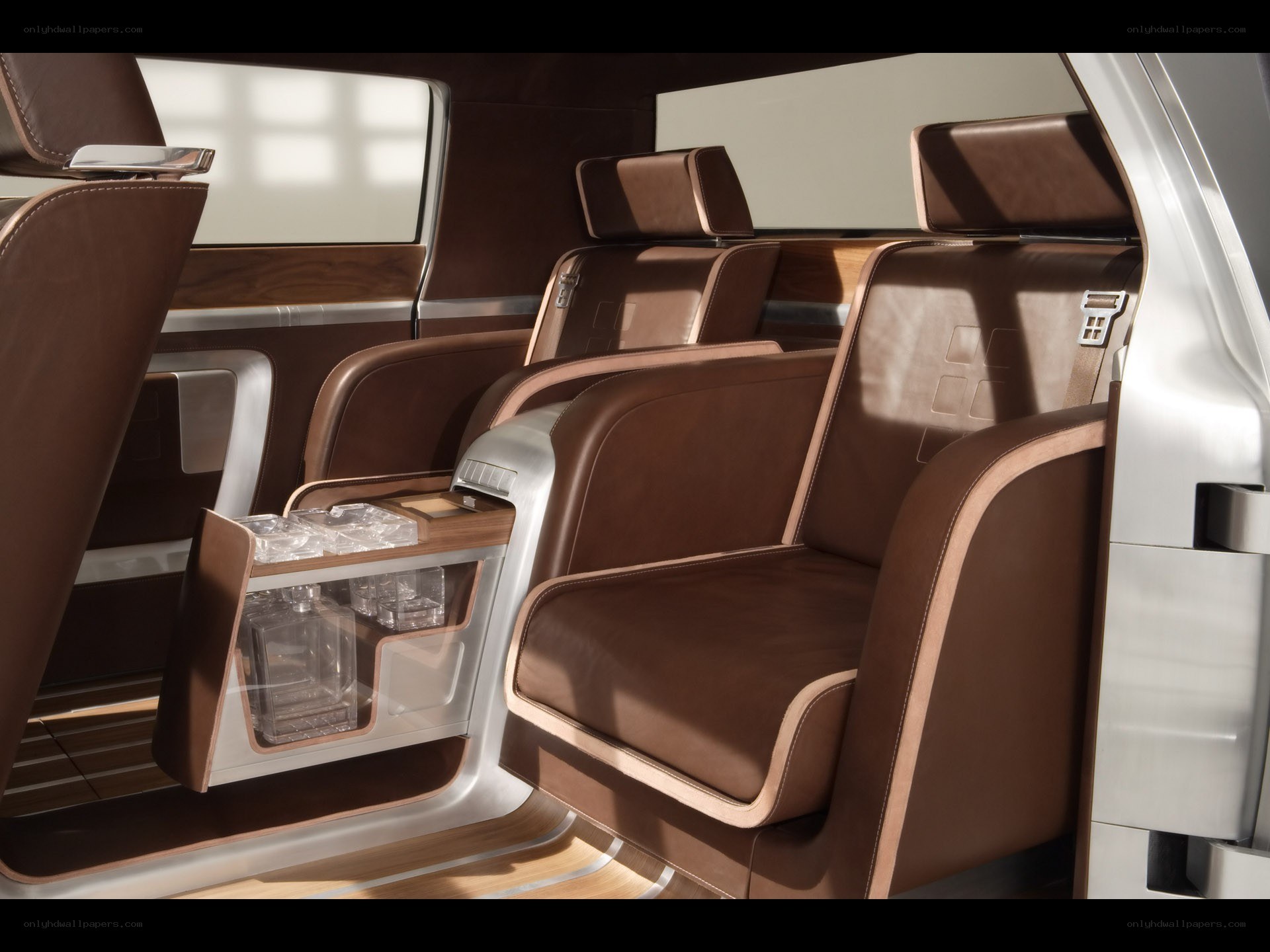 Luxury vehicle interior seating
