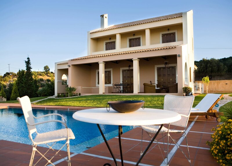Luxury villa with pool and garden