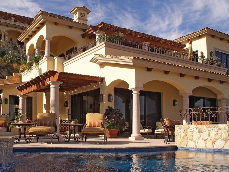 Luxury villa with pool and patio