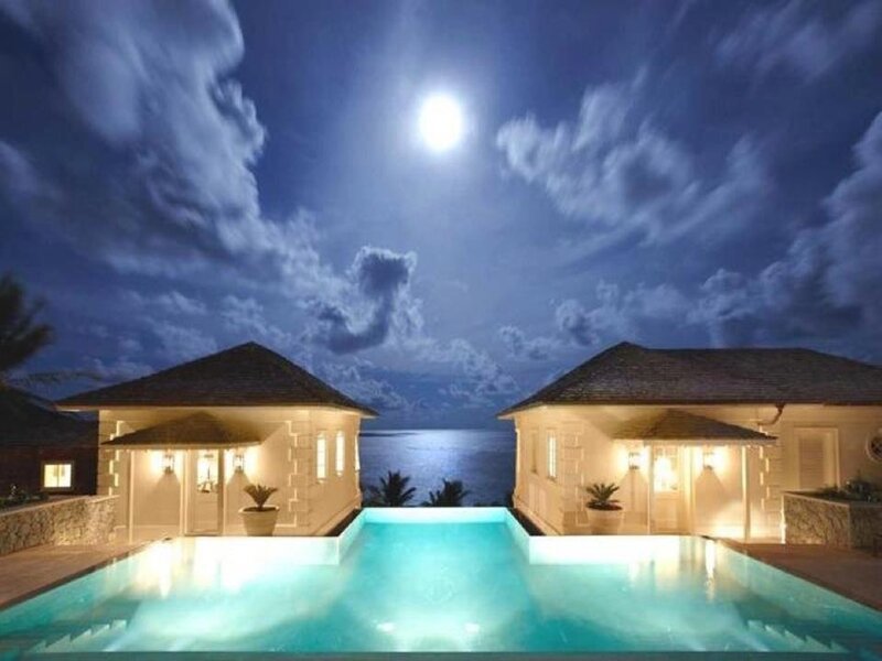 Luxury Villas at Night