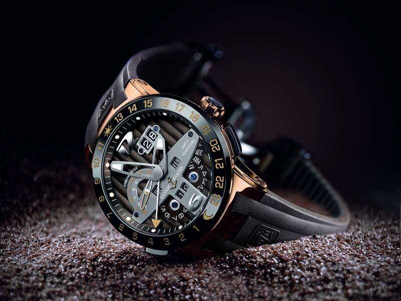 Luxury Wristwatch — Black, Dramatic, Photograph, Dial