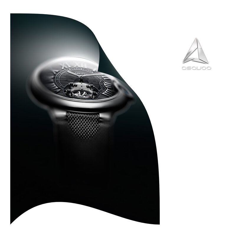 Luxury Wristwatch — Black, Dramatic, Photograph, Watch Face