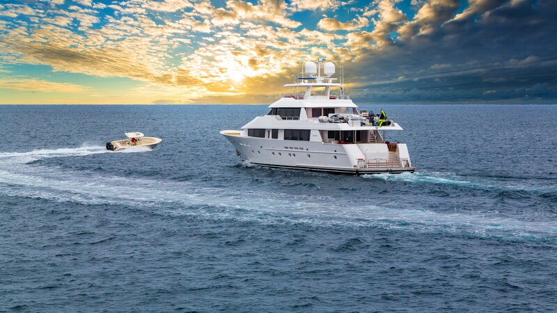 Luxury Yacht and Tender