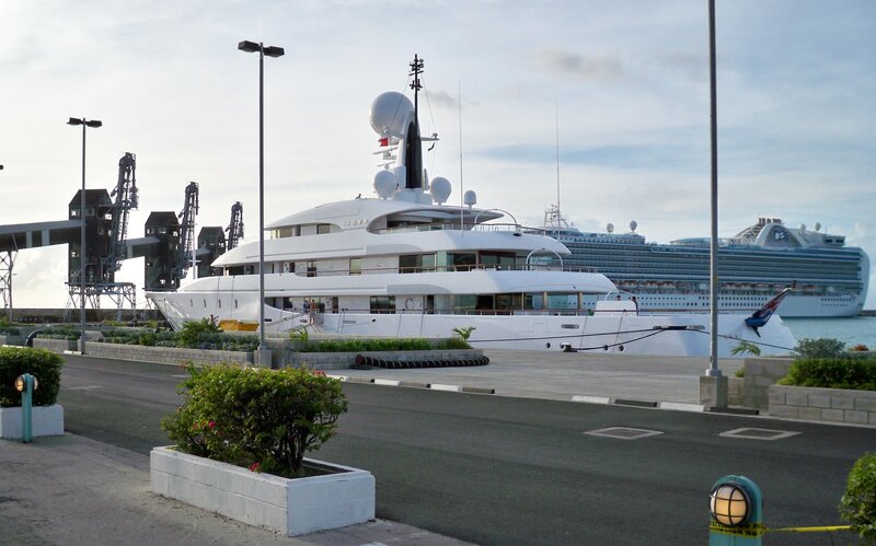 Luxury Yacht at Port