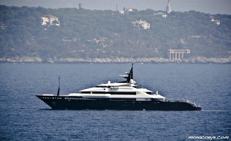 Luxury yacht in Monaco