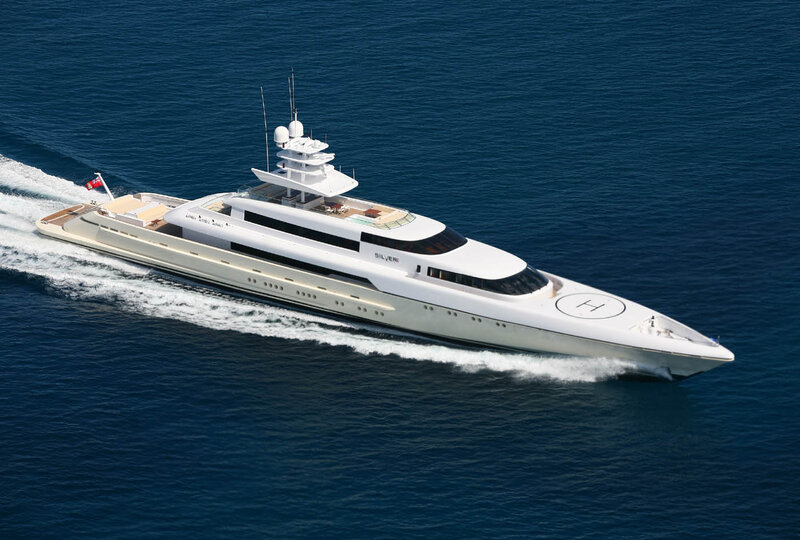 Luxury Yacht on Water