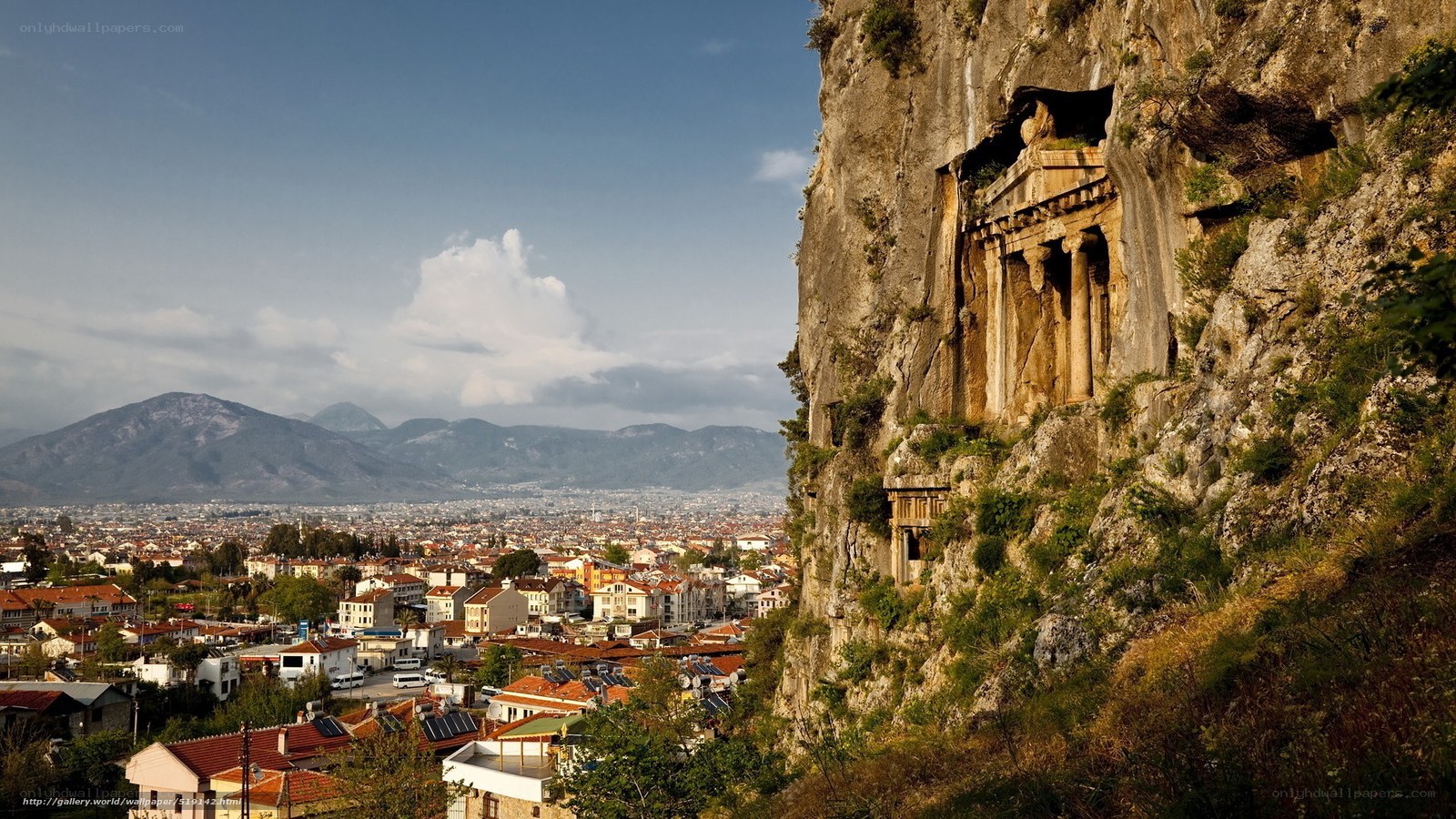 Lycian rock-cut tombs