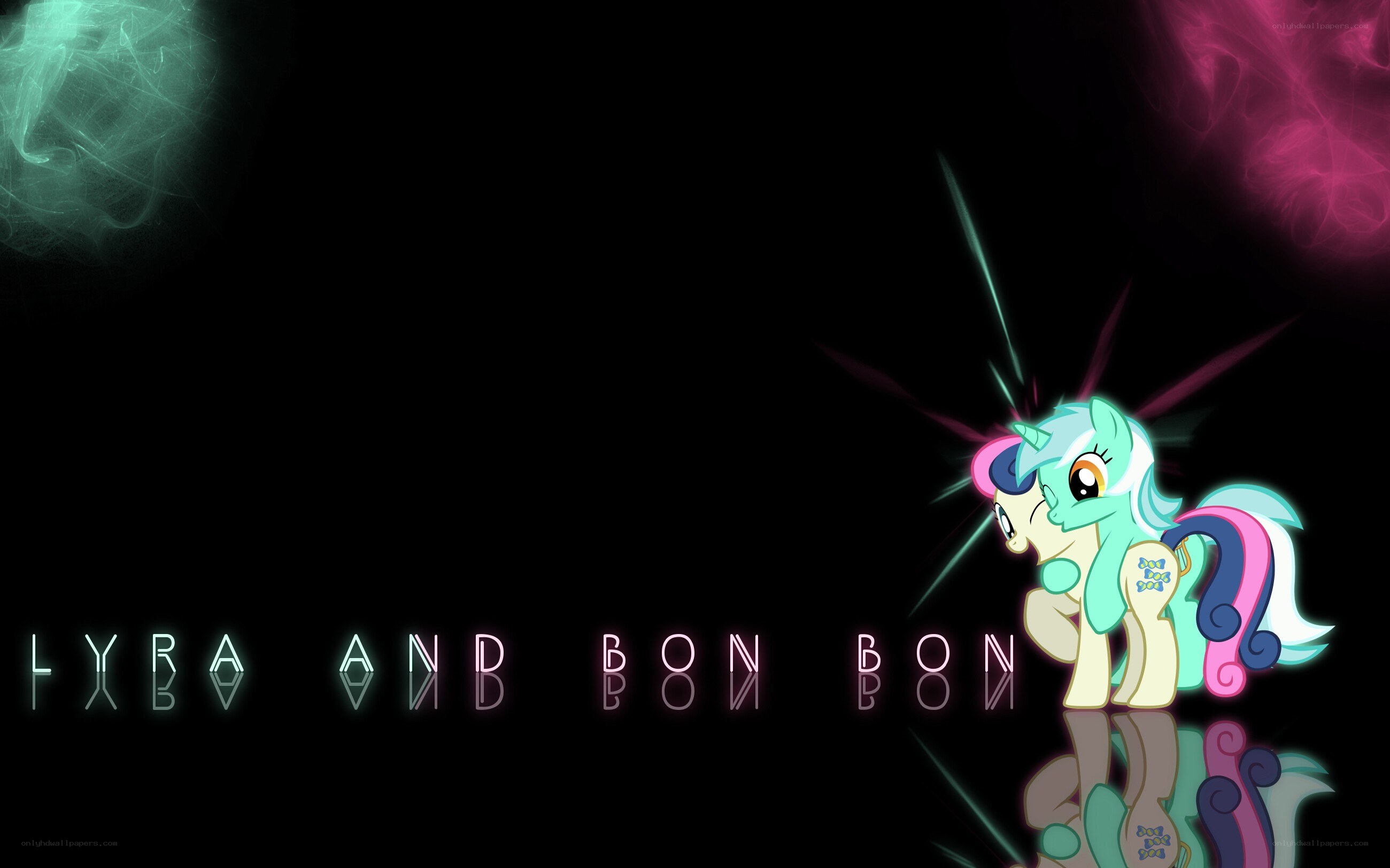 Lyra and Bon Bon characters