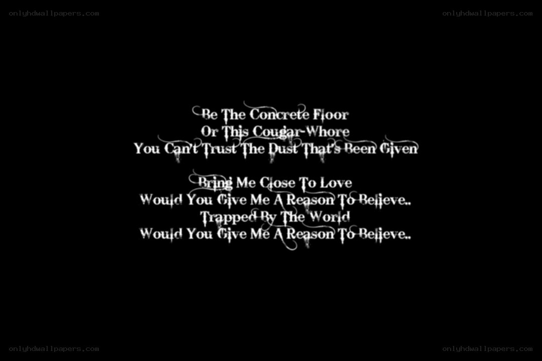 lyrics from a song