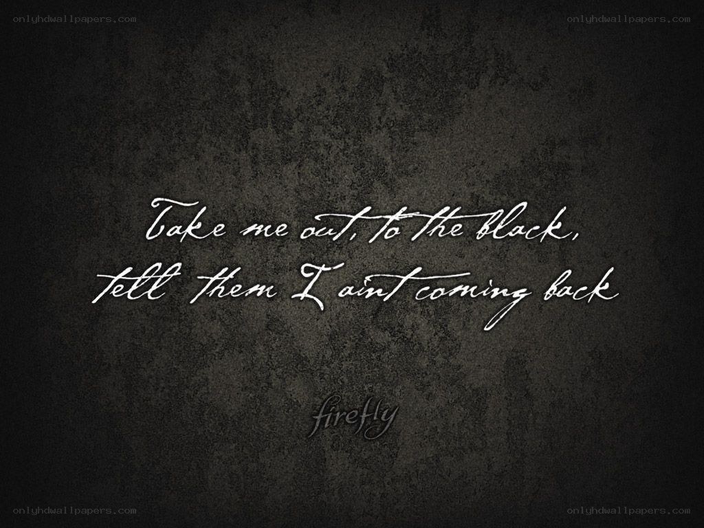 lyrics on dark background