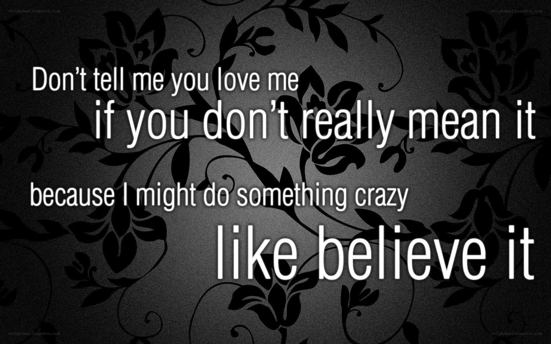 lyrics with floral background