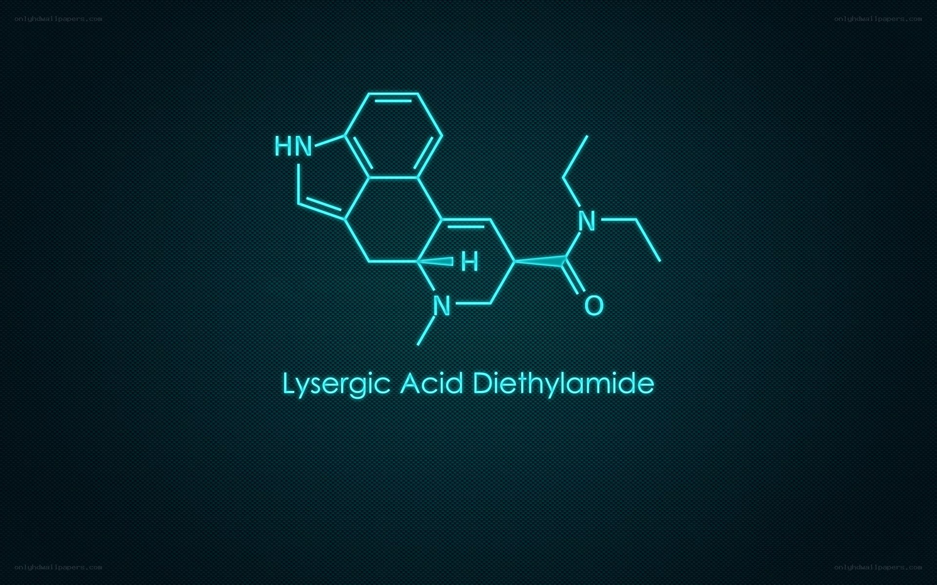 Lysergic Acid Diethylamide molecule
