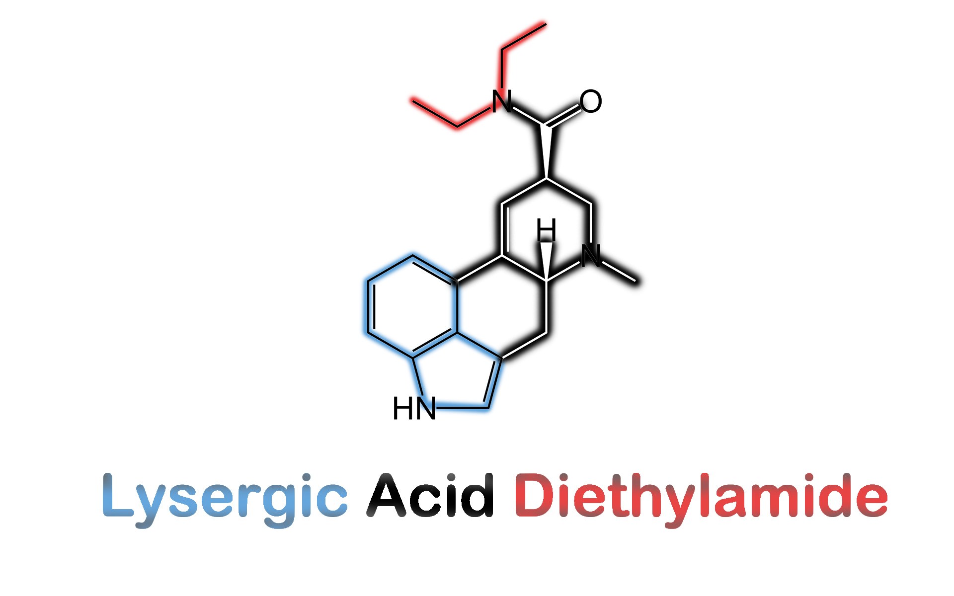 Lysergic Acid Diethylamide molecule