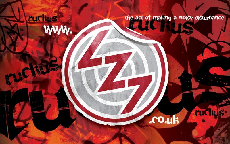 LZ7 logo on graffiti background