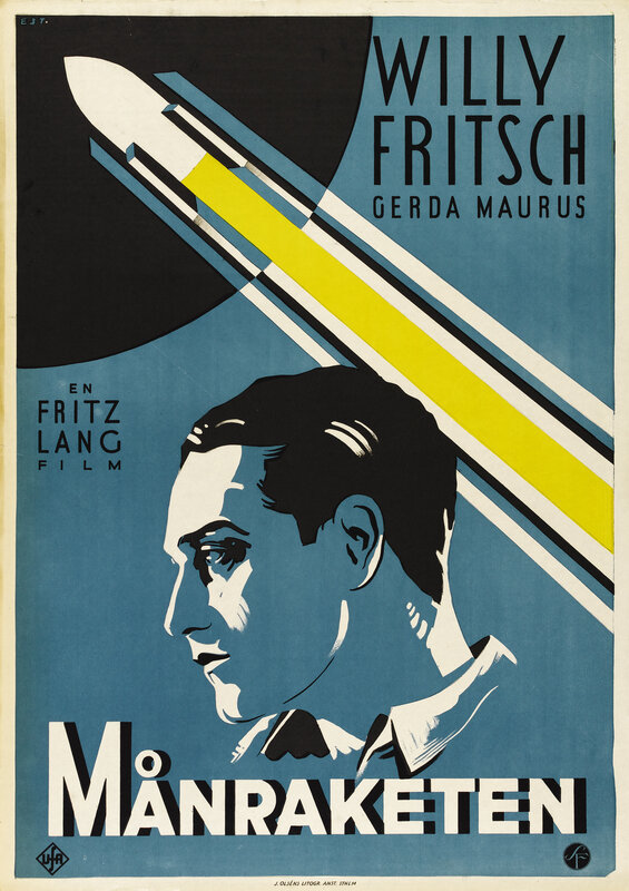 Månraketten movie poster