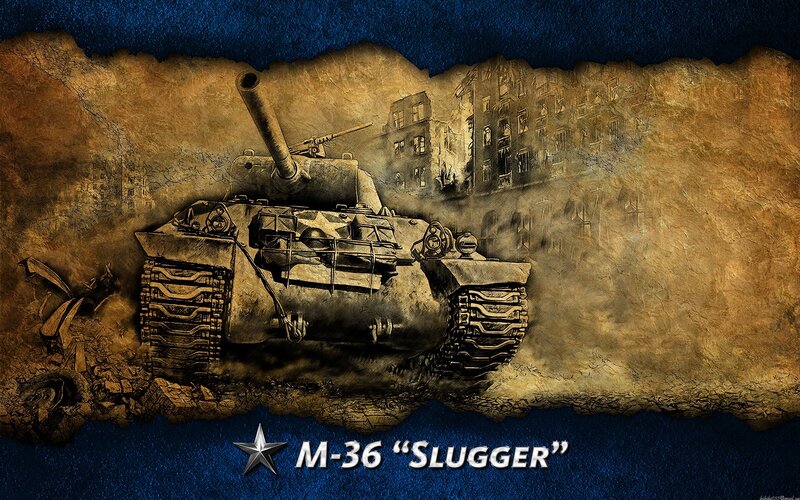 M-36 Tank in City