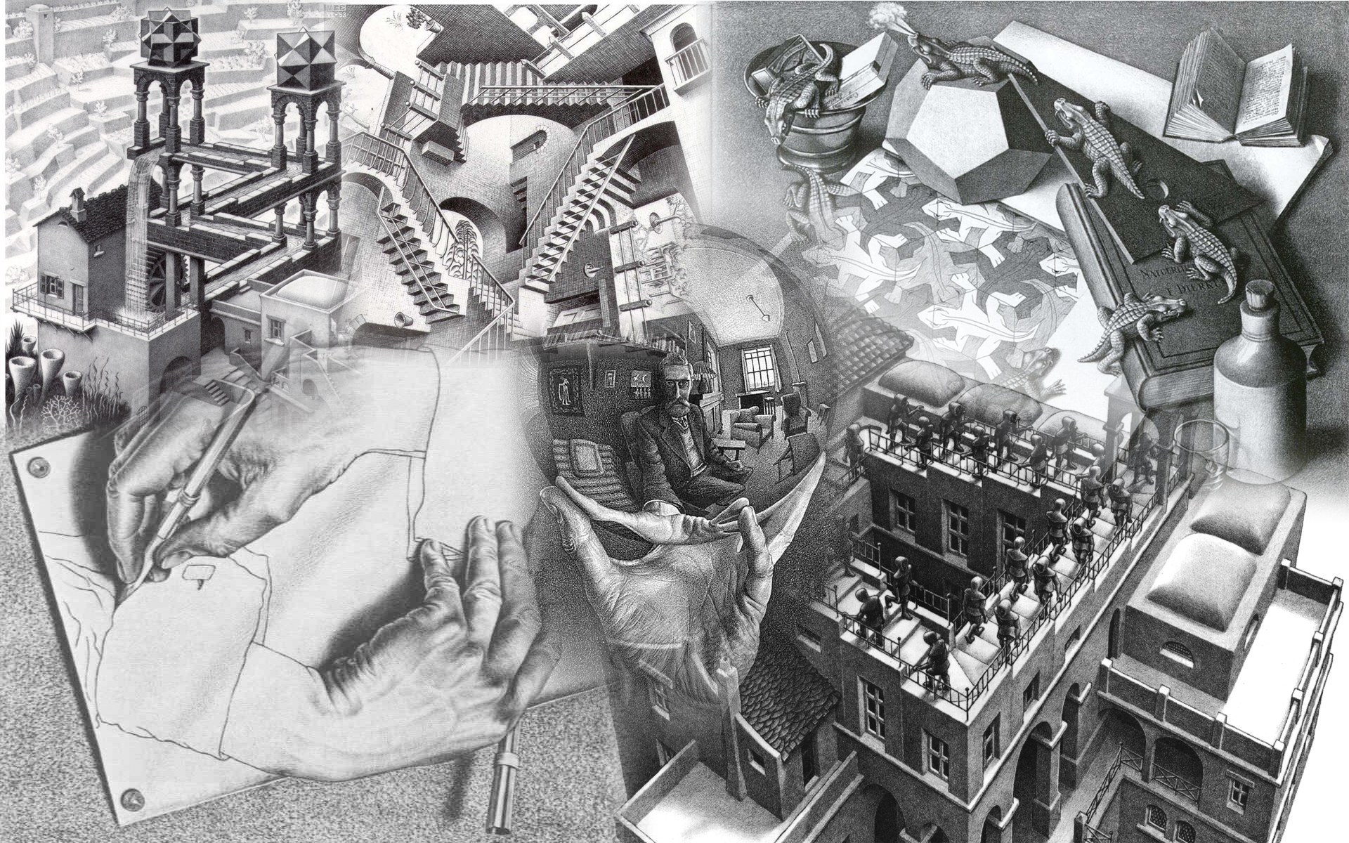 M.C. Escher's Drawing Hands