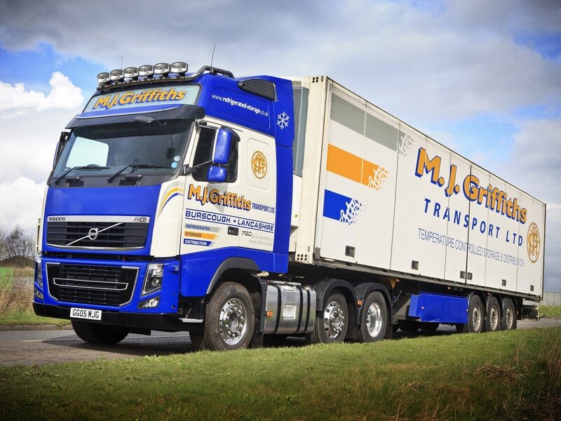 M.J. Griffiths transport truck