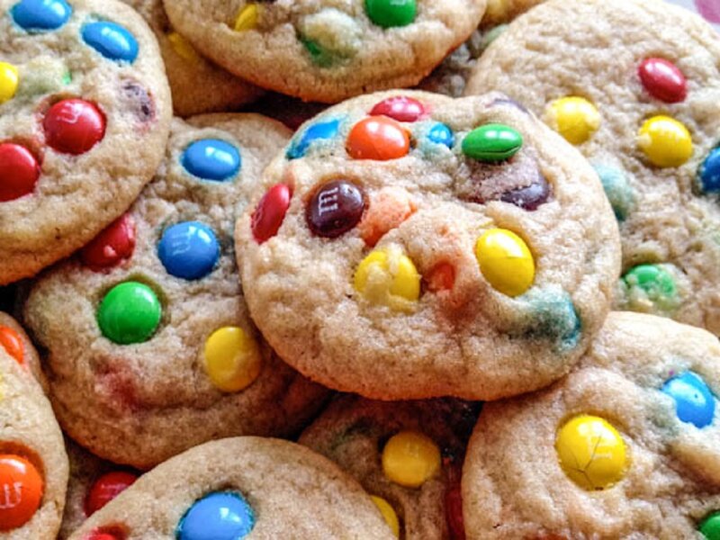 M&M Cookies — Brown