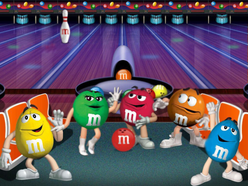 M&M's bowling game