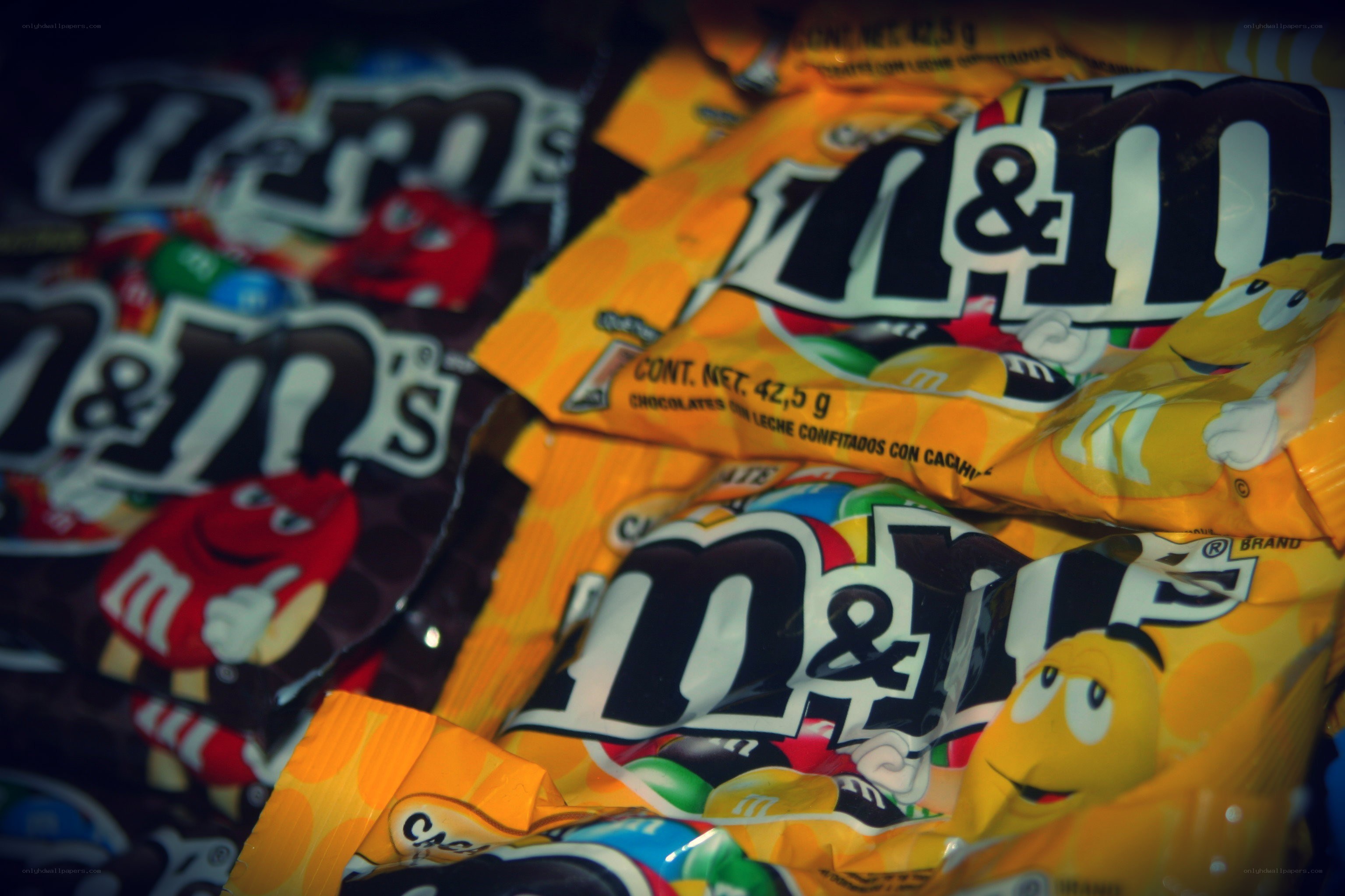 M&M's candy bags
