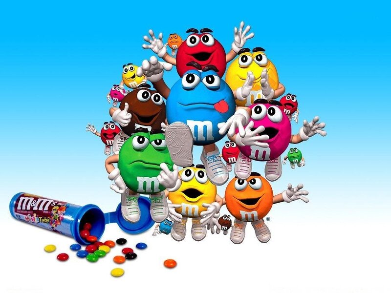 M&M's Characters Group — Blue