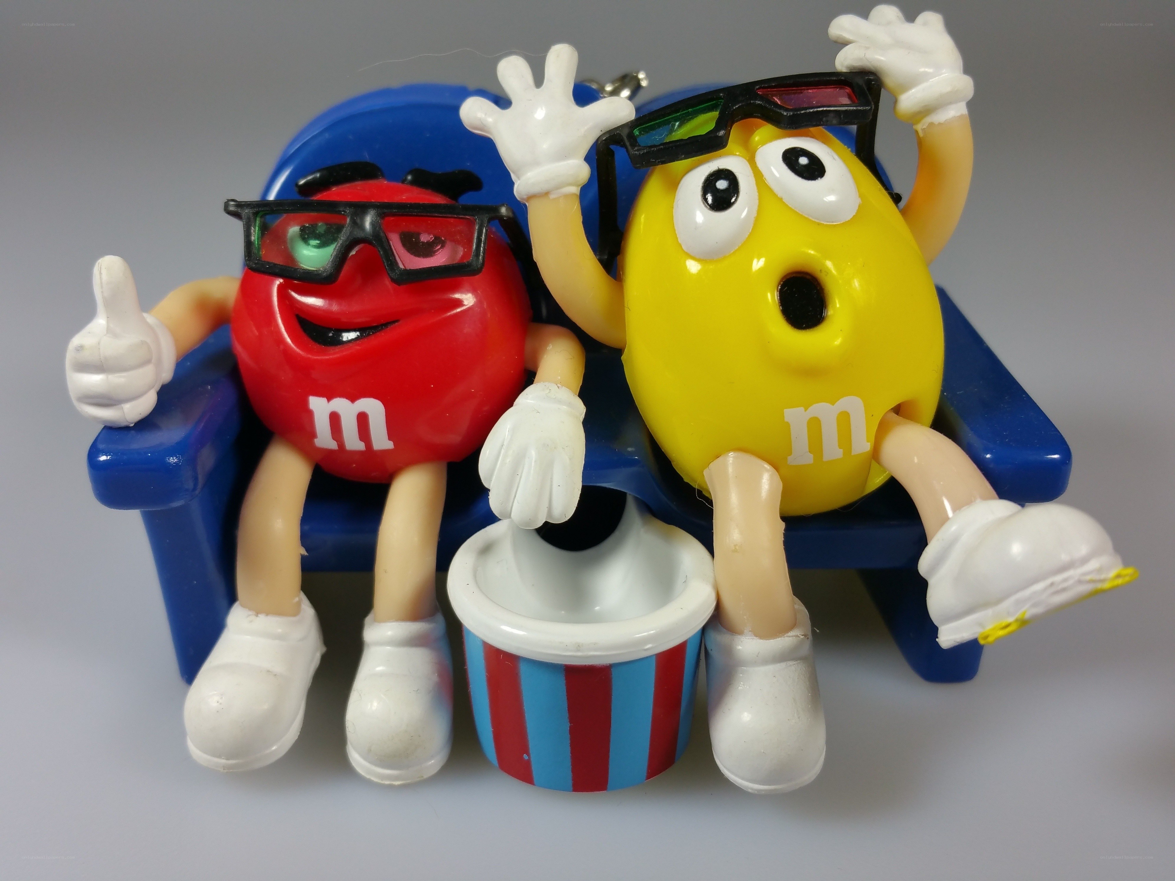 M&M's movie theater figures
