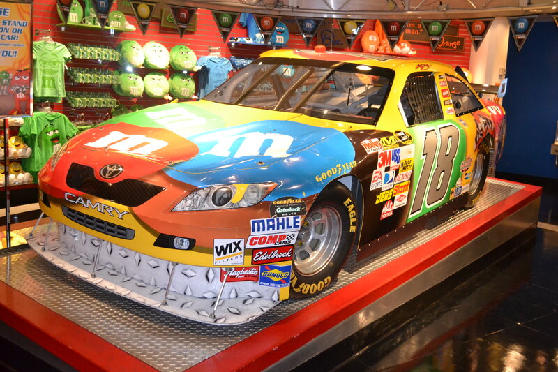 M&M's Race Car — Yellow