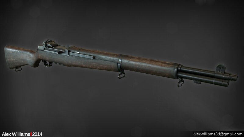 M1 Garand Rifle — Black