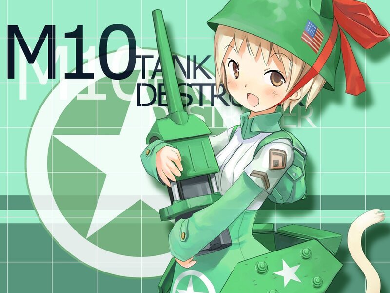 M10 Tank Destroyer character art