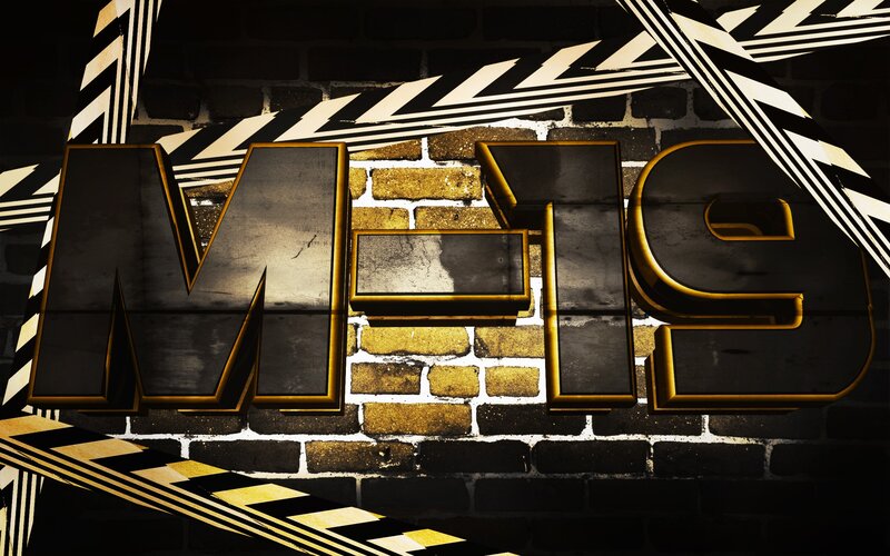 M19 Logo on Brick Wall