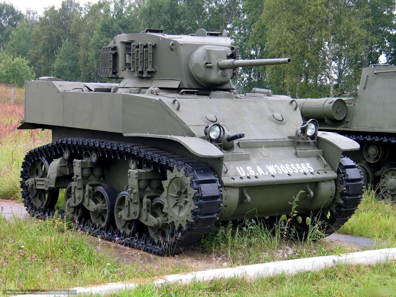 M3 Lee tank on display
