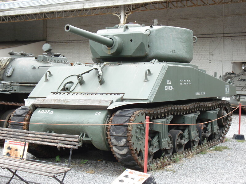 M4 Sherman Tank — Green, Static