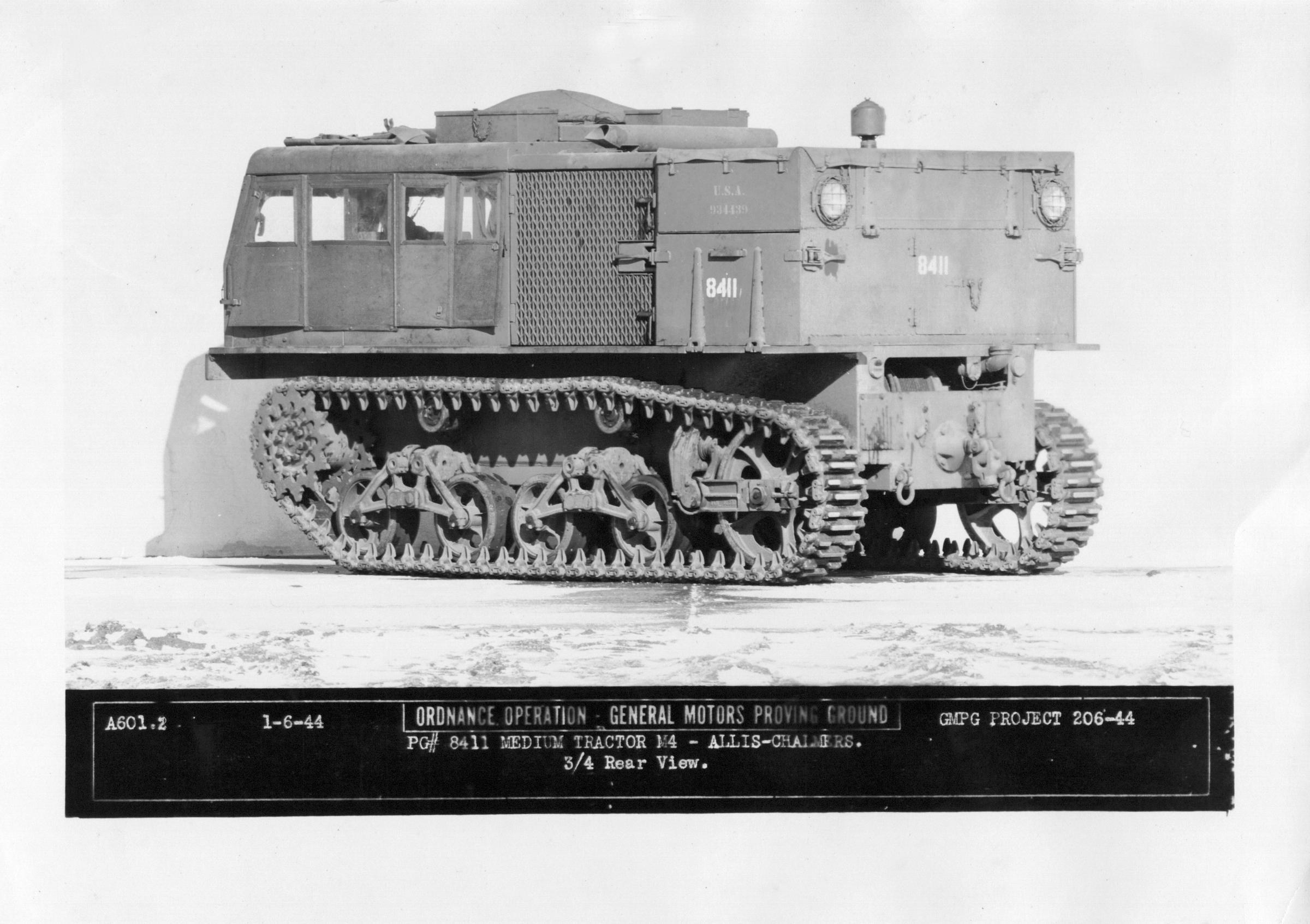 M4 Tractor Rear View