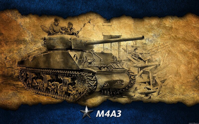 M4A3 Tank in Combat