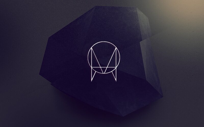 M83 logo on dark stone