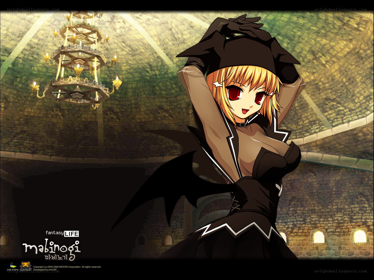 Mabinogi character in castle