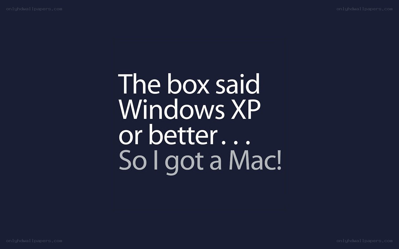 mac after windows xp