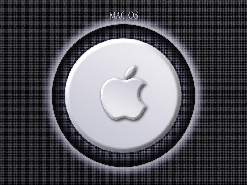 Mac OS logo wallpaper