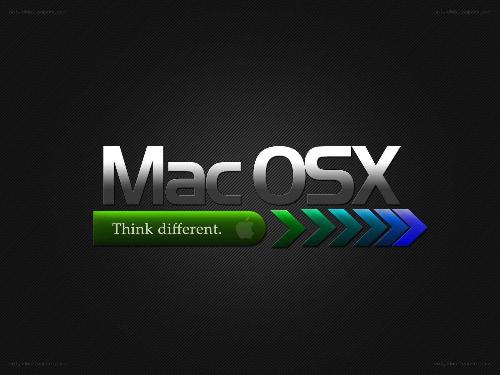 Mac OS X branding graphic
