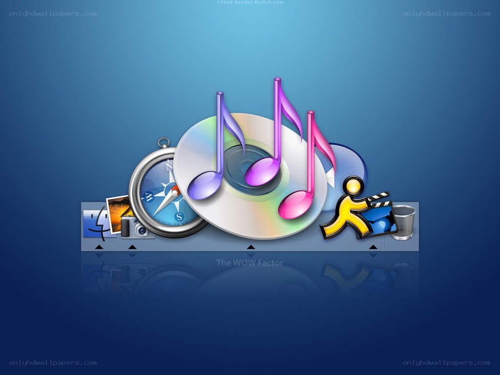 Mac OS X Dock icons