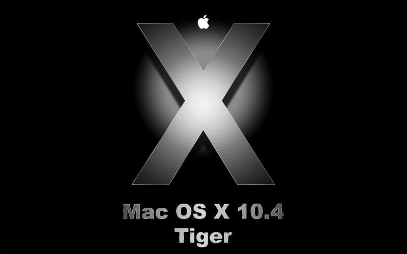 Mac OS X Logo — Black