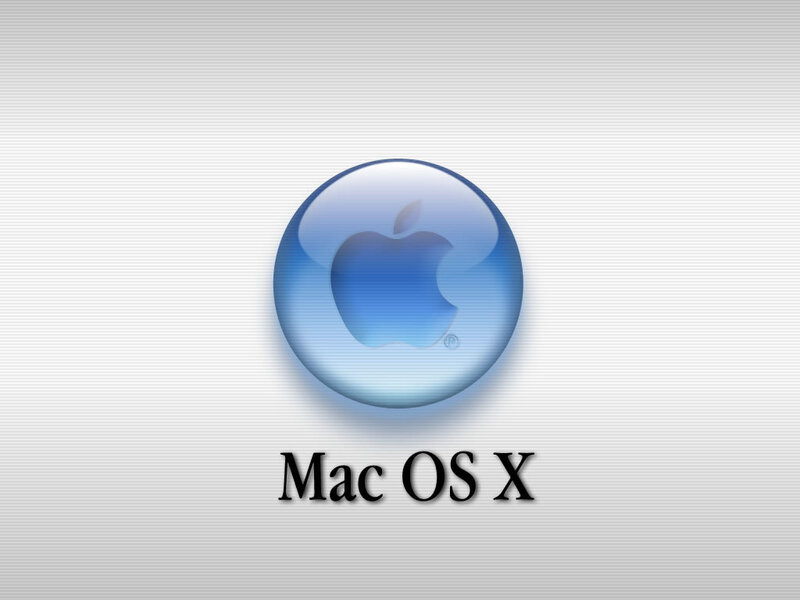 Mac OS X logo display