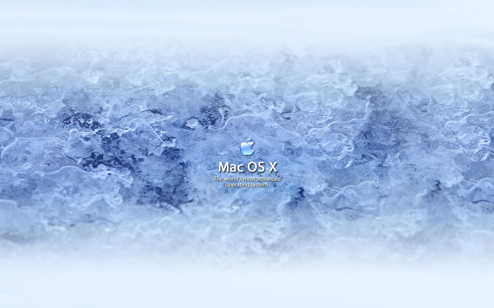Mac OS X startup screen
