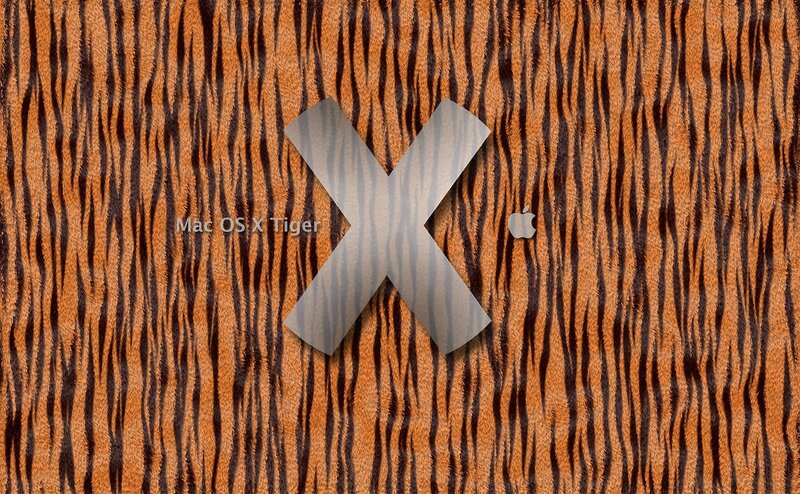 Mac OS X Tiger desktop