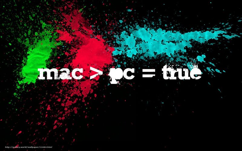 mac vs pc splatter art