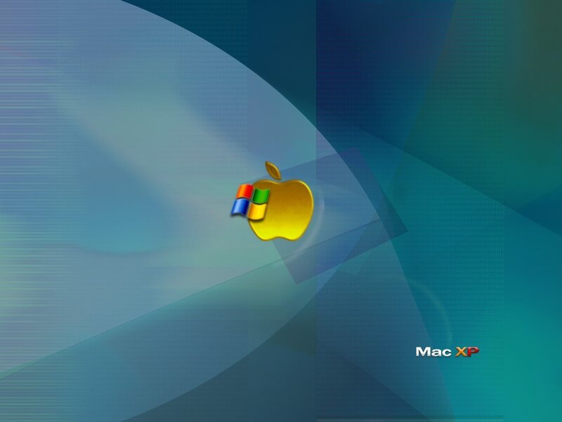 Mac XP desktop wallpaper
