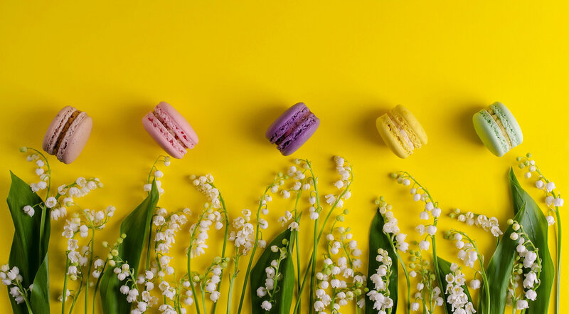 Macarons and Lilies of the Valley